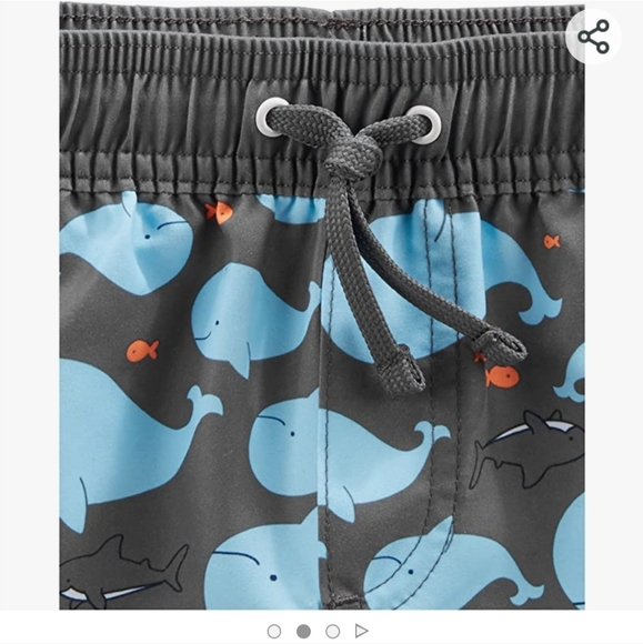 Simple Joys by Carter's Toddlers and Baby Boys' Swimsuit Trunk and Rashguard - Picture 2 of 4